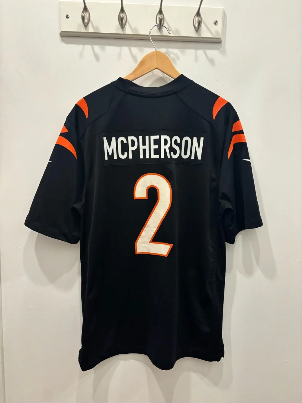 Nike Cincinnati Bengals #2 Black & Orange Jersey